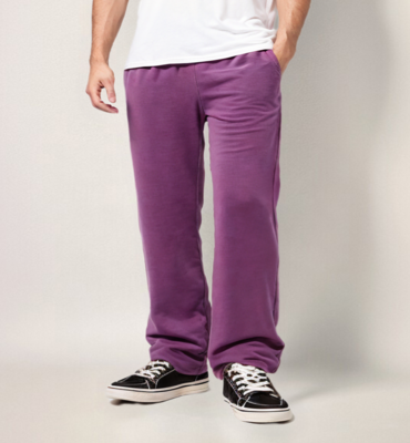 Relaxed-Fit Wide-Leg Joggers 